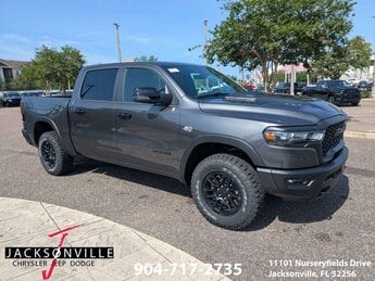 2026 Granite Crystal Metallic Clearcoat Ram 1500 Rebel Truck 4 Door HEMI 5.7L V8 Multi Displacement VVT eTorque Engine Automatic