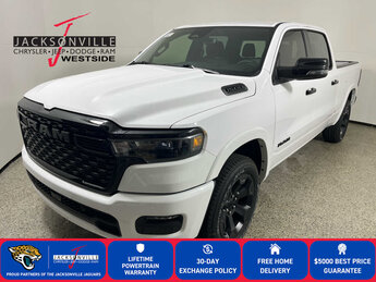2026 Bright White Clearcoat Ram 1500 Big Horn 4 Door 4X4 Automatic G 3.0L Straight 6 Cylinder Engine3.0 Truck