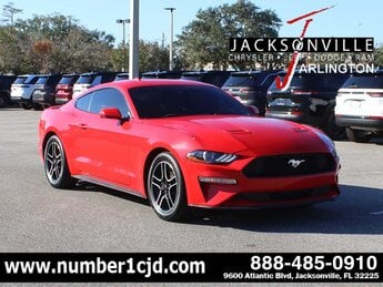 2022 Race Red Ford Mustang EcoBoost Premium RWD 2 Door Car G 2.3L 4 Cylinder Engine2.3
