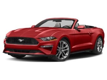 2022 Race Red Ford Mustang EcoBoost Premium EcoBoost 2.3L I4 GTDi DOHC Turbocharged VCT Engine Convertible RWD 2 Door