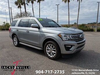 2020 Iconic Silver Metallic Ford Expedition XLT Automatic EcoBoost 3.5L V6 GTDi DOHC 24V Twin Turbocharged Engine 4 Door