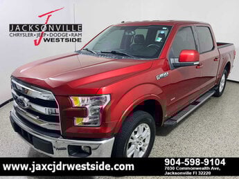 2016 Ruby Red Metallic Tinted Clearcoat Ford F-150 Lariat RWD 4 Door Truck Automatic G 2.7L V6 Cylinder Engine2.7