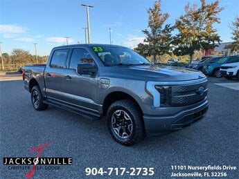 2023 Carbonized Gray Metallic Ford F-150 Lightning XLT AWD 4 Door Automatic Truck Electric Motor Engine