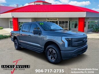 2023 Carbonized Gray Metallic Ford F-150 Lightning XLT Electric Motor Engine Truck AWD