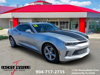 2018 Silver Ice Metallic Chevrolet Camaro 1LT 2.0L Turbocharged Engine Car Automatic