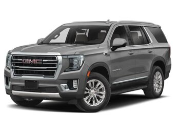 2021 Satin Steel Metallic GMC Yukon SLT EcoTec3 5.3L V8 Engine 4 Door SUV RWD Automatic