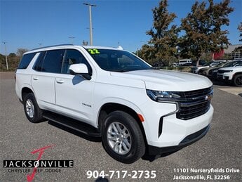 2022 Summit White Chevrolet Tahoe LT SUV EcoTec3 5.3L V8 Engine RWD