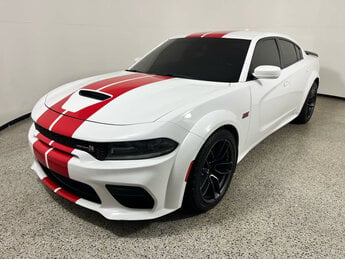 2021 White Knuckle Clearcoat Dodge Charger Scat Pack Widebody Car Automatic RWD