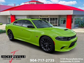 2023 Sublime Metallic Clearcoat Dodge Charger Scat Pack Automatic SRT HEMI 6.4L V8 MDS Engine RWD Car