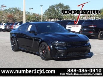 2023 Pitch Black Clearcoat Dodge Charger SRT Hellcat Widebody Jailbreak RWD 4 Door Car Automatic G 6.2L 8 Cylinder Engine6.2