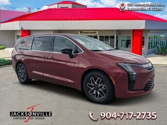 2027 Red Hot Pearlcoat Chrysler Pacifica Limited Automatic 4 Door Van