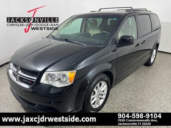 2016 Brilliant Black Crystal Pearlcoat Dodge Grand Caravan SXT Automatic 4 Door FWD Van F 3.6L V6 Cylinder Engine3.6