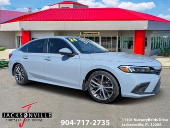 2024 Gray Honda Civic Touring Automatic (CVT) 1.5L I4 DOHC 16V Engine Car