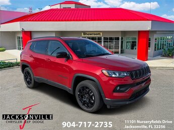 2026 Red Hot Pearlcoat Jeep Compass Latitude Altitude 2.0L I4 DOHC Engine 4X4 4 Door Automatic