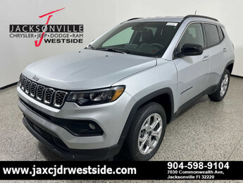 2025 Silver Zynith Metallic Clearcoat Jeep Compass Latitude SUV G 2.0L 4 Cylinder Engine2.0 Automatic 4X4