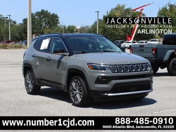 2022 Sting-Gray Clearcoat Jeep Compass Limited SUV Automatic 4 Door G 2.4L 4 Cylinder Engine2.4 4X4