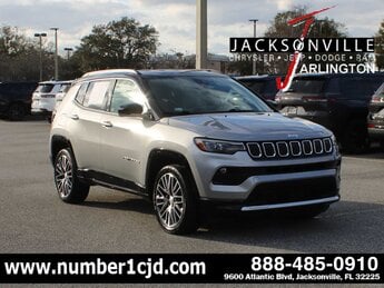 2022 Billet Silver Metallic Clearcoat Jeep Compass Limited 4 Door G 2.4L 4 Cylinder Engine2.4 SUV Automatic 4X4