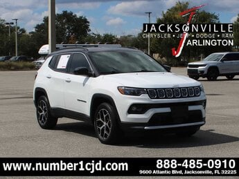 2024 Bright White Clearcoat Jeep Compass Limited 4X4 Automatic 4 Door G 2.0L 4 Cylinder Engine2.0 SUV