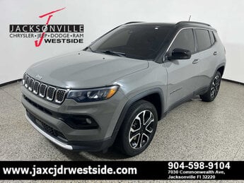 2023 Sting-Gray Clearcoat Jeep Compass Limited SUV G 2.0L 4 Cylinder Engine2.0 4X4 4 Door