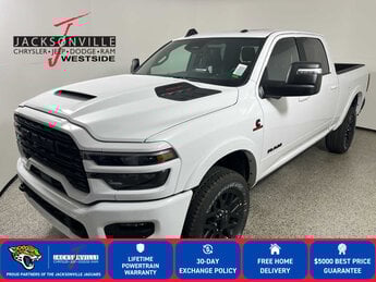 2026 Bright White Clearcoat Ram 2500 Limited Truck 4X4 D 6.7L Straight 6 Cylinder Engine6.7 Automatic