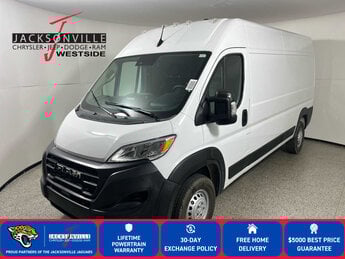 2025 Bright White Clearcoat Ram ProMaster Tradesman 3 Door Automatic FWD Van G 3.6L V6 Cylinder Engine3.6