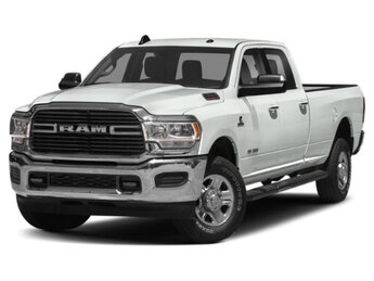 2019 Bright White Clearcoat Ram 2500 Big Horn 6.4L Heavy Duty V8 HEMI w/MDS Engine 4 Door Automatic 4X4