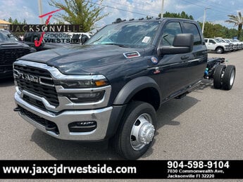 2025 Forged Blue Metallic Ram 4500 Chassis Cab Tradesman 4X4 Truck 4 Door D 6.7L Straight 6 Cylinder Engine6.7