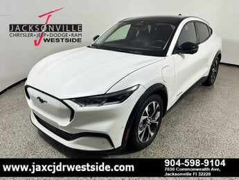 2021 Star White Metallic Tri-Coat Ford Mustang Mach-E Premium Automatic AWD 4 Door SUV