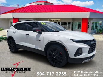 2022 Summit White Chevrolet Blazer LT 4 Door 3.6L V6 SIDI Engine Automatic FWD SUV