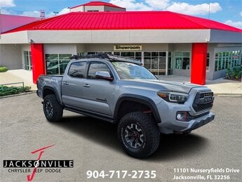 2017 Silver Sky Metallic Toyota Tacoma 4 Door RWD V6 Engine Automatic Truck