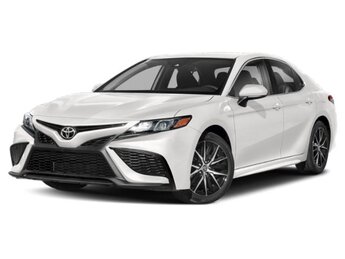 2021 Super White Toyota Camry SE FWD Automatic Car 2.5L 4 Cylinder Engine 4 Door