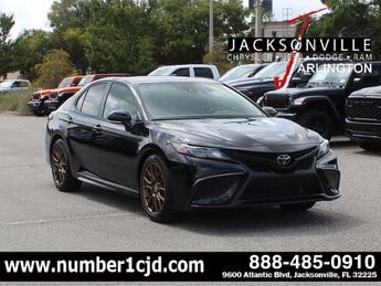 2023 Midnight Black Metallic Toyota Camry SE FWD 4 Door Automatic