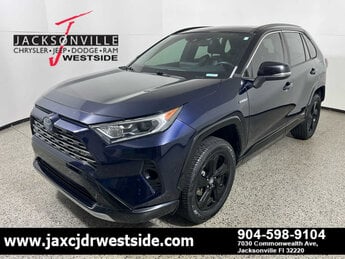 2020 Blue Print w/Midnight Black Roof Toyota RAV4 Hybrid XSE SUV Automatic (CVT) H 2.5L 4 Cylinder Engine2.5
