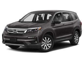 2021 Modern Steel Metallic Honda Pilot EX 4 Door G 3.5L V6 Cylinder Engine3.5 FWD Automatic SUV