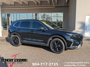 2023 Crystal Black Pearl Honda CR-V Hybrid Sport Touring 4 Door SUV Automatic (CVT) 2.0L I4 DOHC 16V Engine AWD