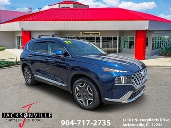 2023 Stormy Blue Hyundai Santa Fe Limited Automatic FWD SUV 2.5L I4 Engine 4 Door