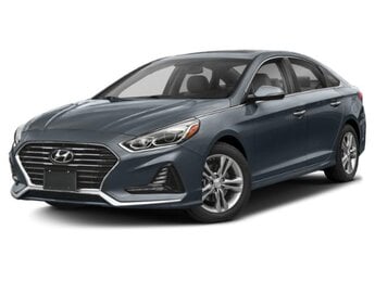 2018 Machine Gray Hyundai Sonata Limited Automatic Car 4 Door