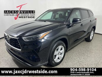 2023 Midnight Black Metallic Toyota Highlander L SUV 4 Door Automatic G 2.4L 4 Cylinder Engine2.4
