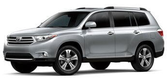 2012 Blizzard Pearl Toyota Highlander Limited Automatic 4 Door FWD