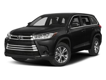 2018 Midnight Black Metallic Toyota Highlander Automatic FWD SUV 3.5L V6 Engine 4 Door