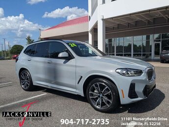 2024 Gray Metallic BMW X3 sDrive30i I4 Engine RWD SUV