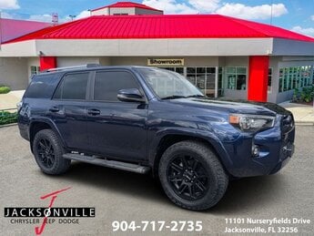 2021 Nautical Blue Metallic Toyota 4Runner SR5 Premium 4.0L V6 SMPI DOHC Engine Automatic SUV 4 Door