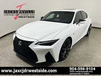 2024 Ultra White Lexus IS 350 F SPORT 4 Door G 3.5L V6 Cylinder Engine3.5 RWD Car