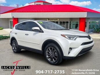 2018 Blizzard Pearl Toyota RAV4 Limited 4 Door Automatic SUV FWD