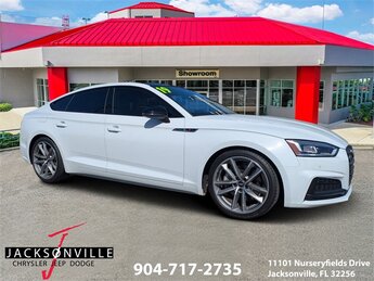 2019 Glacier White Audi A5 Sportback Premium Plus AWD 4 Door Automatic 2.0L 4-Cylinder TFSI Engine
