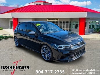 2024 Black Volkswagen Golf R 2.0T Manual 2.0L TSI DOHC Engine 4 Door AWD