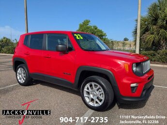 2023 Colorado Red Clearcoat Jeep Renegade Latitude Automatic 1.3L I4 Engine 4 Door SUV 4X4