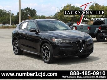 2024 Vulcano Black Metallic Alfa Romeo Stelvio Ti SUV AWD G 2.0L 4 Cylinder Engine2.0 4 Door Automatic