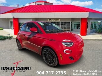 2024 Red by (Red) FIAT 500e INSPI(RED) FWD 2 Door Hatchback