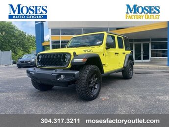 2024 Jeep Wrangler Willys Automatic 3.6L V6 24V VVT Engine 4X4 4 Door SUV